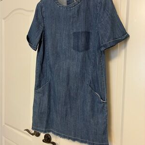 Forever 21 Navy Denim Dress
